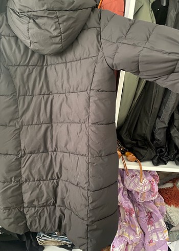 H&M Uzun Pofuduk Kadın Mont - Görsel 5