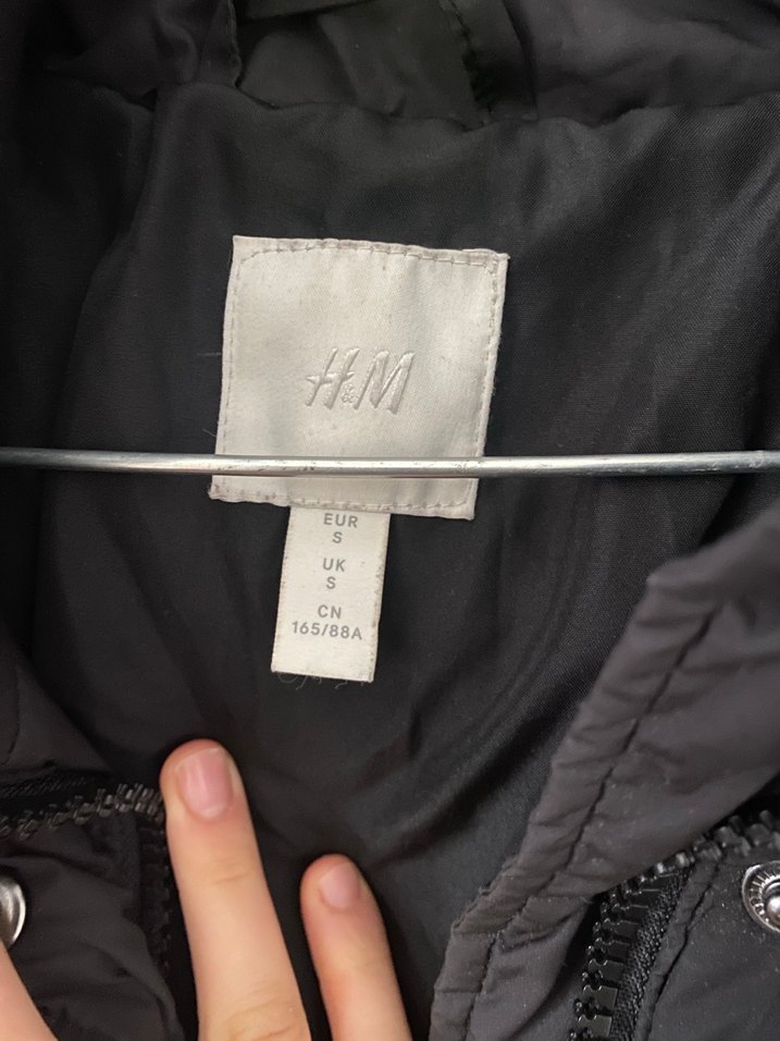 H&M Uzun Pofuduk Kadın Mont - Görsel 4