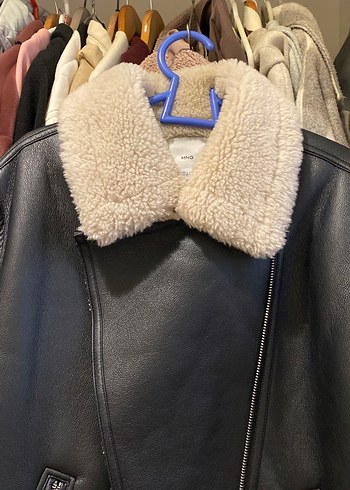 Kahverengi Kürklü Deri Kadın Ceket - Görsel 6