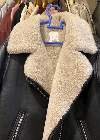 Kahverengi Kürklü Deri Kadın Ceket - Görsel 5