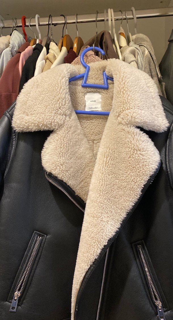 Kahverengi Kürklü Deri Kadın Ceket - Görsel 5