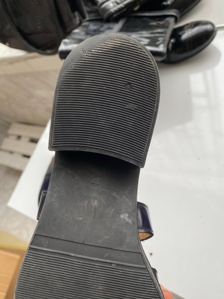 Mavi Tokalı Kadın Klasik Ayakkabı - Görsel 4