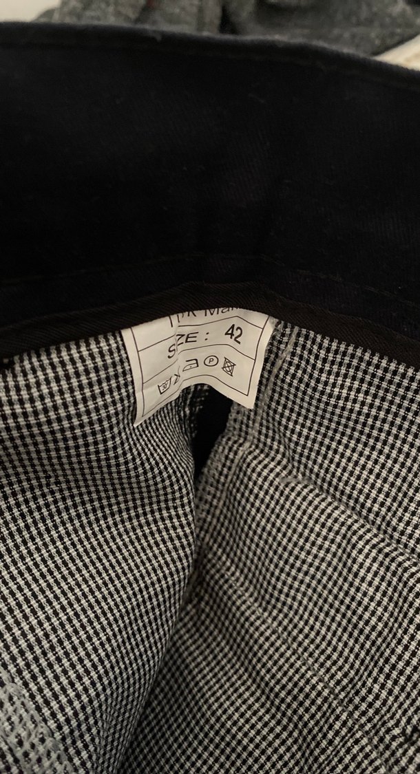 Siyah Regular Fit Kumaş Pantolon - Görsel 4