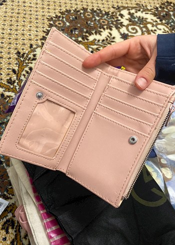 Yılan Desenli Deri Fermuarlı Kadın Cüzdanı - Görsel 3