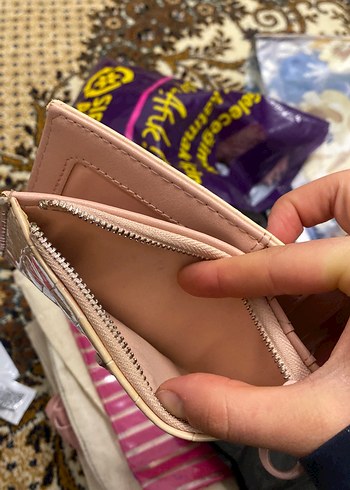 Yılan Desenli Deri Fermuarlı Kadın Cüzdanı - Görsel 7