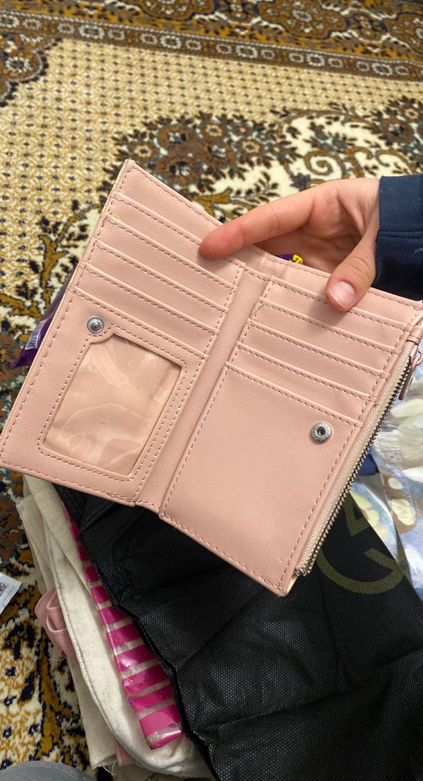 Yılan Desenli Deri Fermuarlı Kadın Cüzdanı - Görsel 3