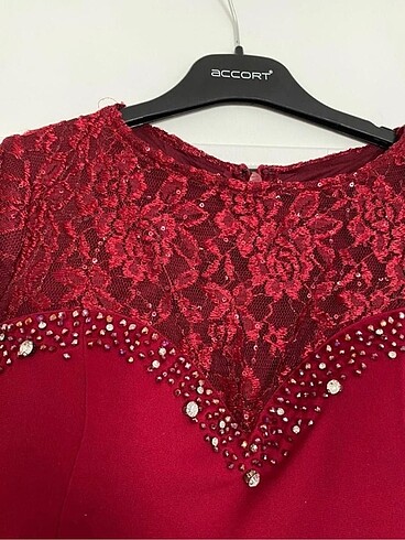Zara Bordo Elbise