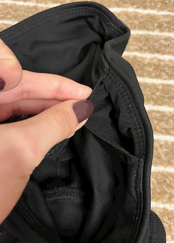 Cepli Siyah Tayt - Görsel 3