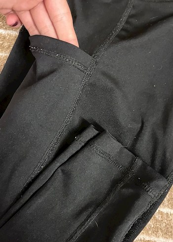 Cepli Siyah Tayt - Görsel 2