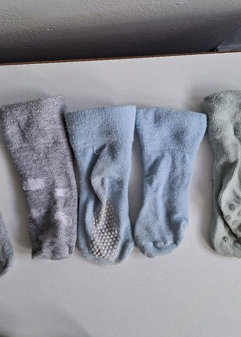 Gri Erkek Çocuk Çorapları - Görsel 2