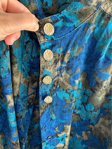 l Beden Vintage etek gömlek takım