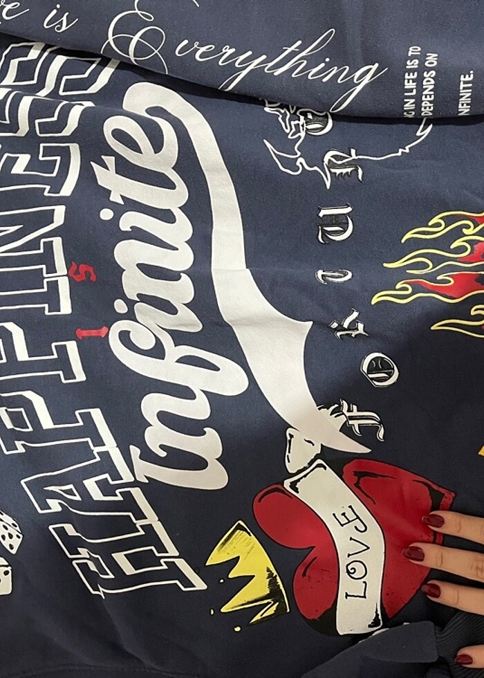 bershka sweat - Görsel 5