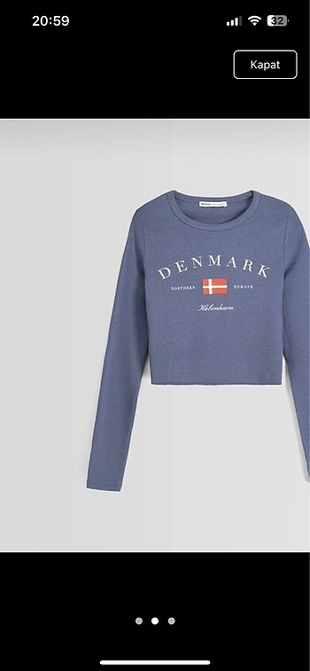 bershka crop - Görsel 2