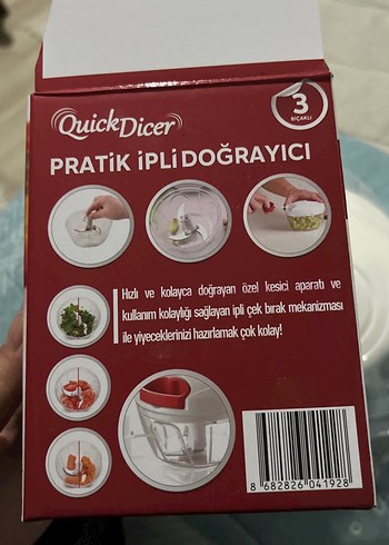Bordo QuickChef Pratik Doğrayıcı - Görsel 2
