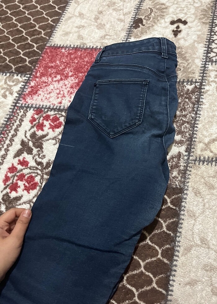 Dar paça jean pantalon - Görsel 3