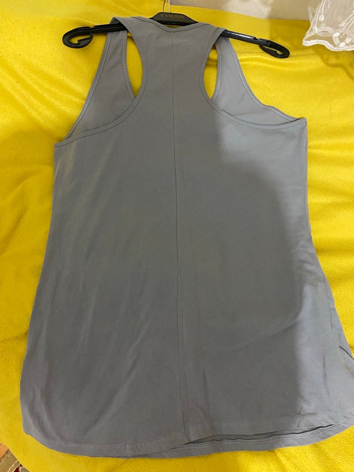 Gri Payetli Kadın Atlet - Görsel 2