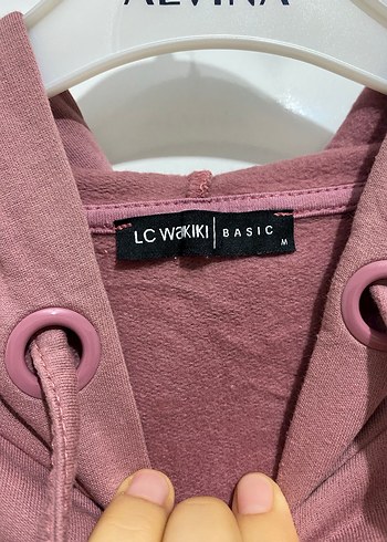 LC Waikiki Gül Kurusu Kapüşonlu Sweatshirt - Görsel 7