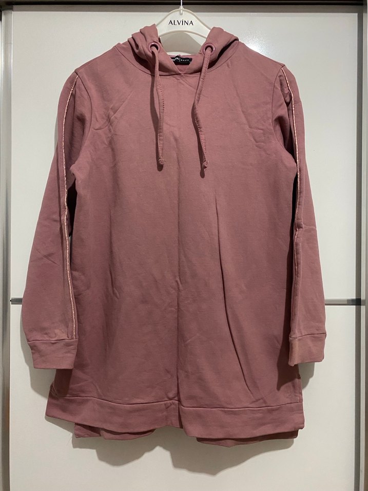 LC Waikiki Gül Kurusu Kapüşonlu Sweatshirt - Görsel 5