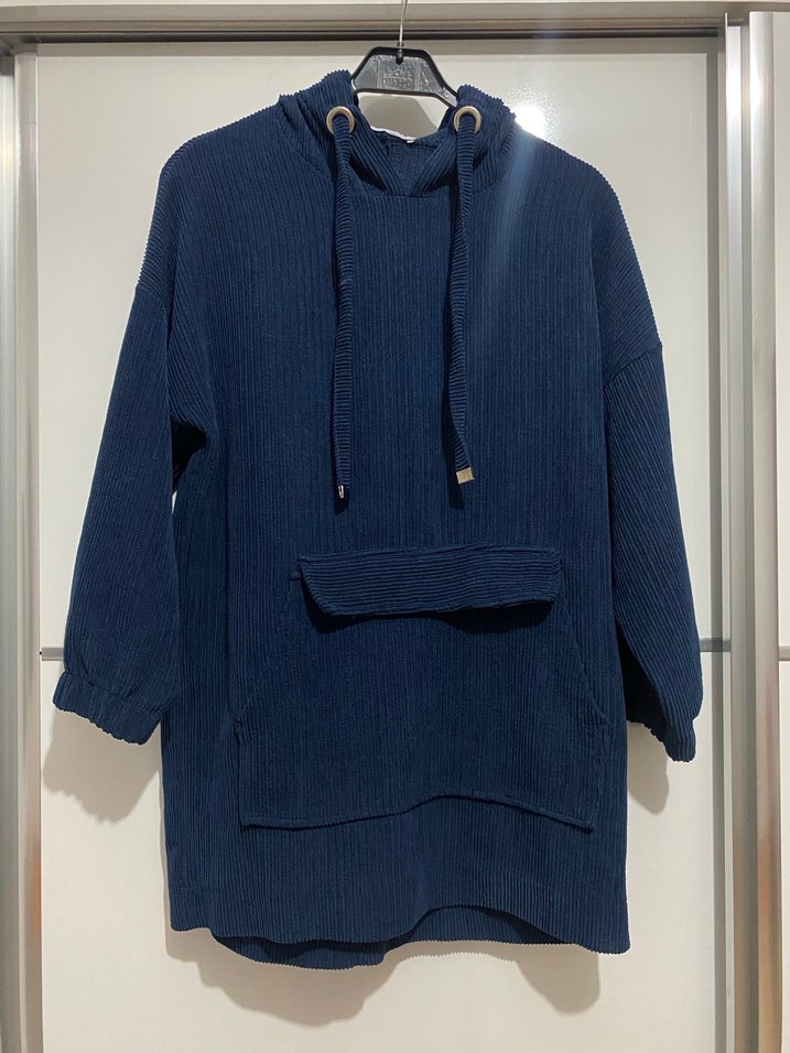 Kapüşonlu Triko Kadın Eşofman Takımı - Görsel 2