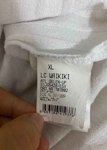 LCW Beyaz Bisiklet Yaka Düz Kolsuz KaşkorseKumaş Kadın Atlet - Görsel 7