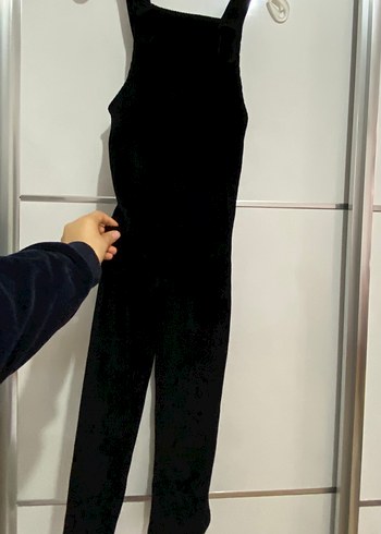 Kız Siyah Kadife Tulum - Görsel 2