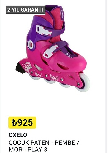 DECATLON KIZ ÇOCUK PATEN