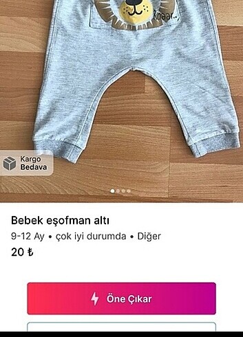 Diğer 4 ay ve 1.5 yasa kadar elimde erkek bebek kiyafetleri mevcut