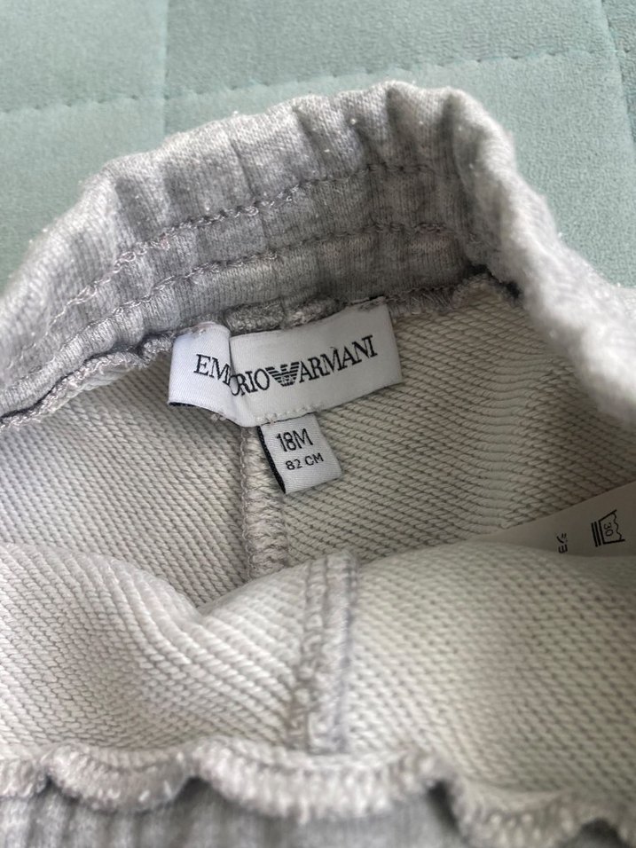 Armani Çocuk Gri Melanj Jogger Pantolon — görsel 2/2