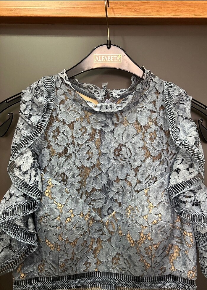 Alfa Beta Güpür Elbise - Görsel 3