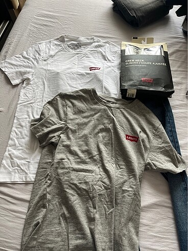 Levis s beden tişört 2li