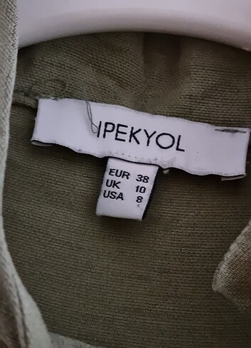 m Beden haki Renk İpekyol tulum