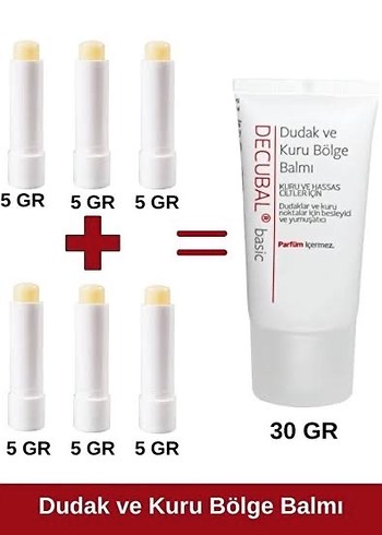 Decubal Dudak ve Kuru Bölge Balmı 30 ml - Görsel 2