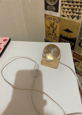 Frozen Mavi Işıklı 3D Küre Masa Lambası - Görsel 3