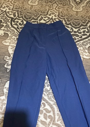 Lacivert Kadın Midi Blazer Takım - Görsel 4