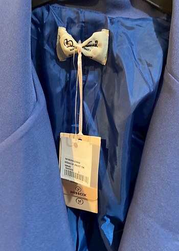 Lacivert Kadın Midi Blazer Takım - Görsel 2