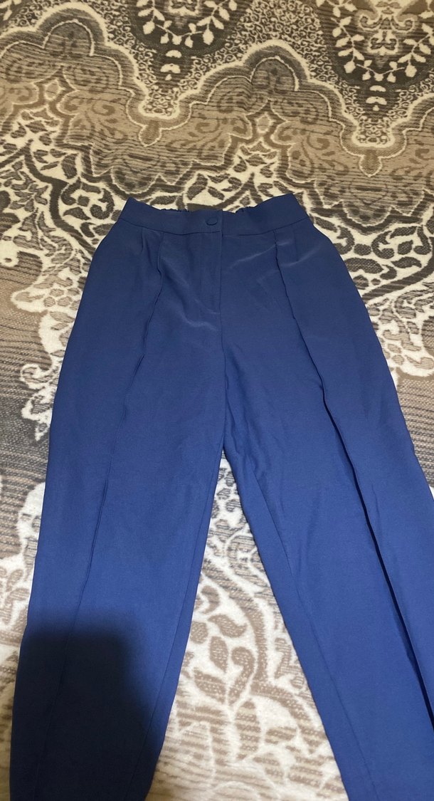 Lacivert Kadın Midi Blazer Takım - Görsel 4