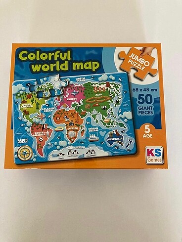 Ks games 50 parça dev puzzle