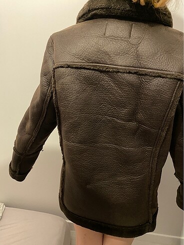 Stradivarius Stradivarius Kürklü Biker Ceket