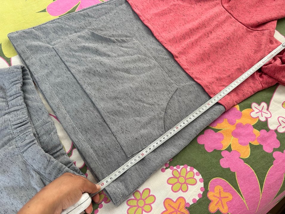 Gri Kız Eşofman Takımı Yumuşak Kumaşlı - Görsel 4