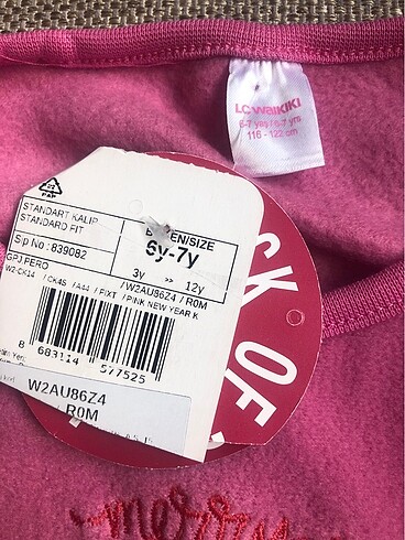 LC Waikiki LCW Kız çocuk polar pijama takımı