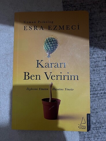 Esra ezmeci kararı ben veririm