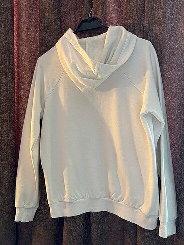 Diğer Beyaz Kapüşonlu Sweatshirt
