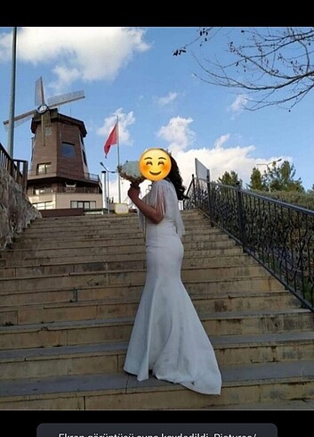 38 Beden beyaz Renk Nikah elbisesi