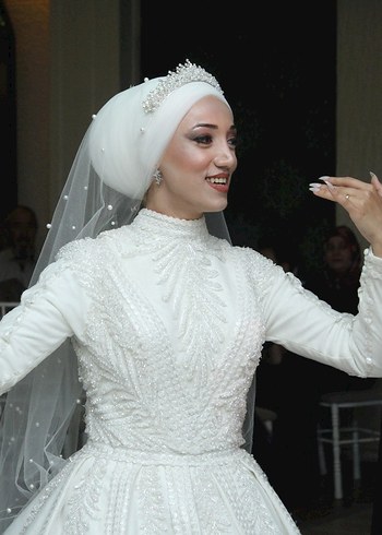 gelinlik tesettür - Görsel 15