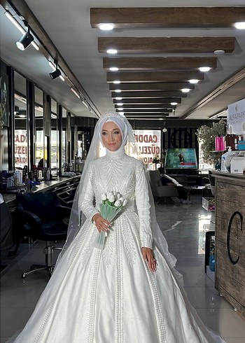 gelinlik tesettür - Görsel 2