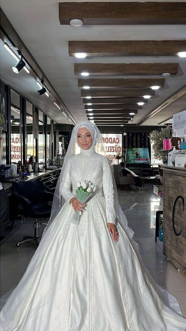 gelinlik tesettür - Görsel 2