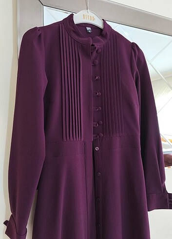 SUHNEVA FERACE ELBİSE 36 BEDEN   - Görsel 2