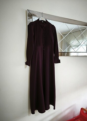 SUHNEVA FERACE ELBİSE 36 BEDEN   - Görsel 3