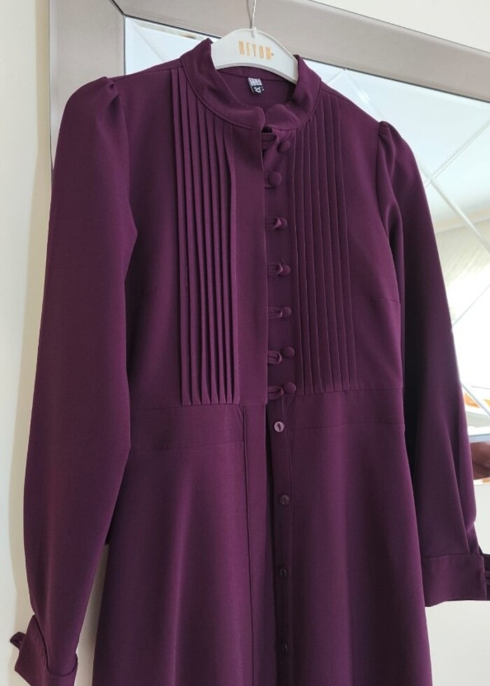 SUHNEVA FERACE ELBİSE 36 BEDEN   - Görsel 2