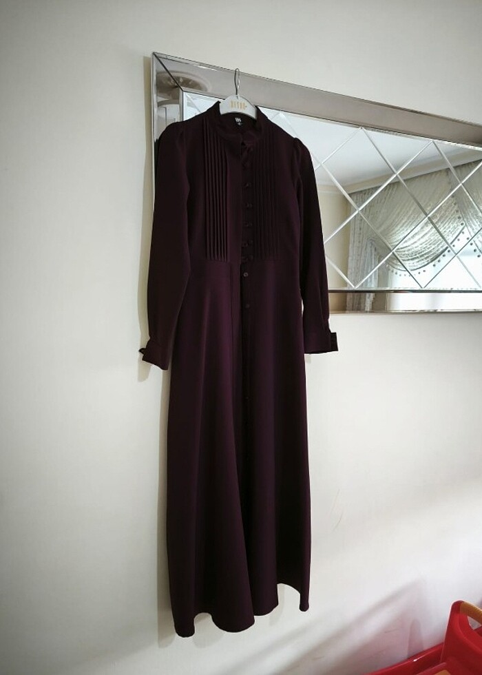 SUHNEVA FERACE ELBİSE 36 BEDEN   - Görsel 3